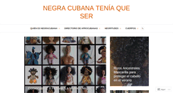 Desktop Screenshot of negracubanateniaqueser.com